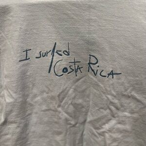 I surfed Costa Rica belly shirt size small in GUC